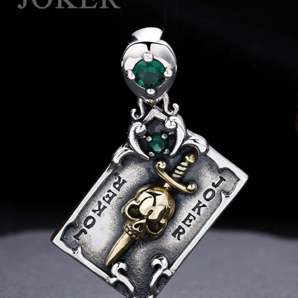 Подвеска Joker с цепочкой для мужчин и женщин, модные ювелирные изделия в стиле фэнтази, подарок