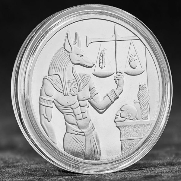 Сувенирная монета Анубис LOVEROME металлическая коллекционная